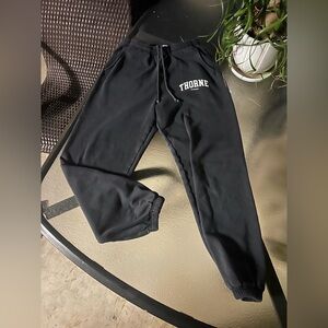 THORNE Men's Black Sweatpants